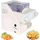 GYKOZY Macchina Automatica per Fare Biscotti, Pressa per Biscotti, Macchina Elettrica per Biscotti 50-60 RPM, 8 Ugelli Sostituibili, 6 Stampi per Biscotti