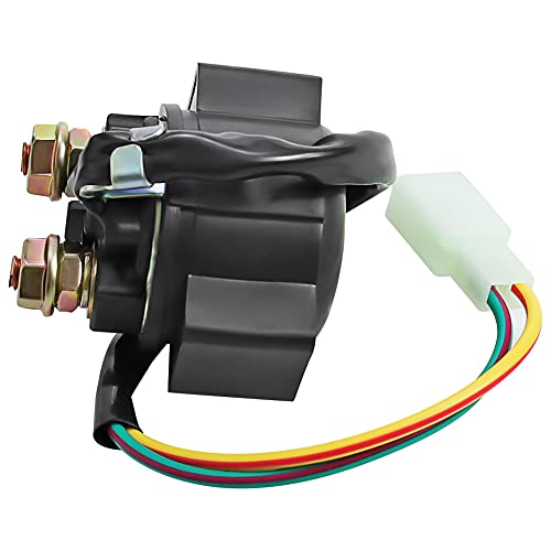Sollon Starter Solenoid Relay For 4-Stroke Gy6 Engine 50Cc 150Cc 200Cc 250Cc Atv Dirt Bikes Scooters Go Kart Dne Buggys Quad 4 Wheelers Pit Bike Moped Roketa Ssr Taotao Sunl Coolster #TOP4
