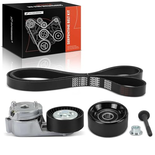 A-Premium Engine Serpentine Belt Drive Kit Compatible with Jeep Cars - WJ Series Grand Cherokee...