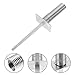 Milisten 4pcs Spring Floor Nails Soccer Ball Soccer Training Accessory Spring-Loaded Spike Training Ground Nail Corner Flag Spike Spring-Loaded Flag Spike Iron Flagpole Football Training