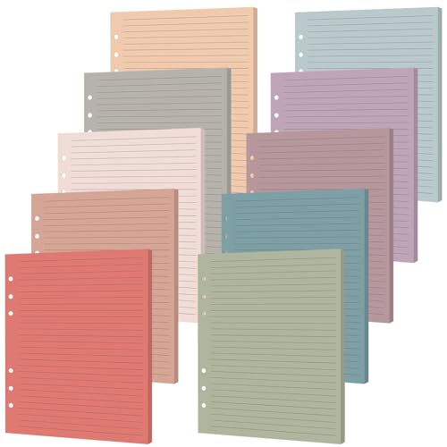 100 Sheets A5 6-Hole Loose Leaf Papers 5.5