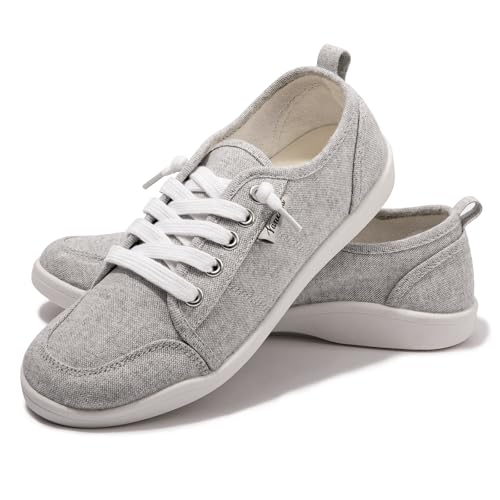 Womens Slip On Shoes, Casual Boat Loafer Shoes with Arch Support, Canvas Walking Sneakers for Women with Non Slip Rubber Outsole4