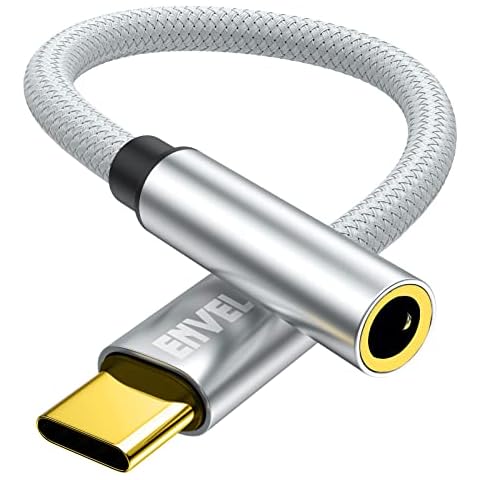 Adaptador USB C a Conector de Auriculares de 3,5 mm con Chip DAC estéreo Cover