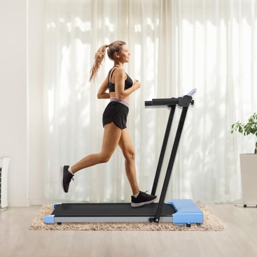 Caminadora plegable portátil con control remoto miniatura 3