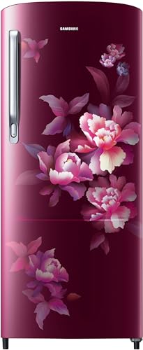 Image of Samsung 183 L, 4 Star, Digital Inverter, Direct-Cool Single Door Refrigerator (RR20C1724HN /HL, Himalaya poppy Blue)