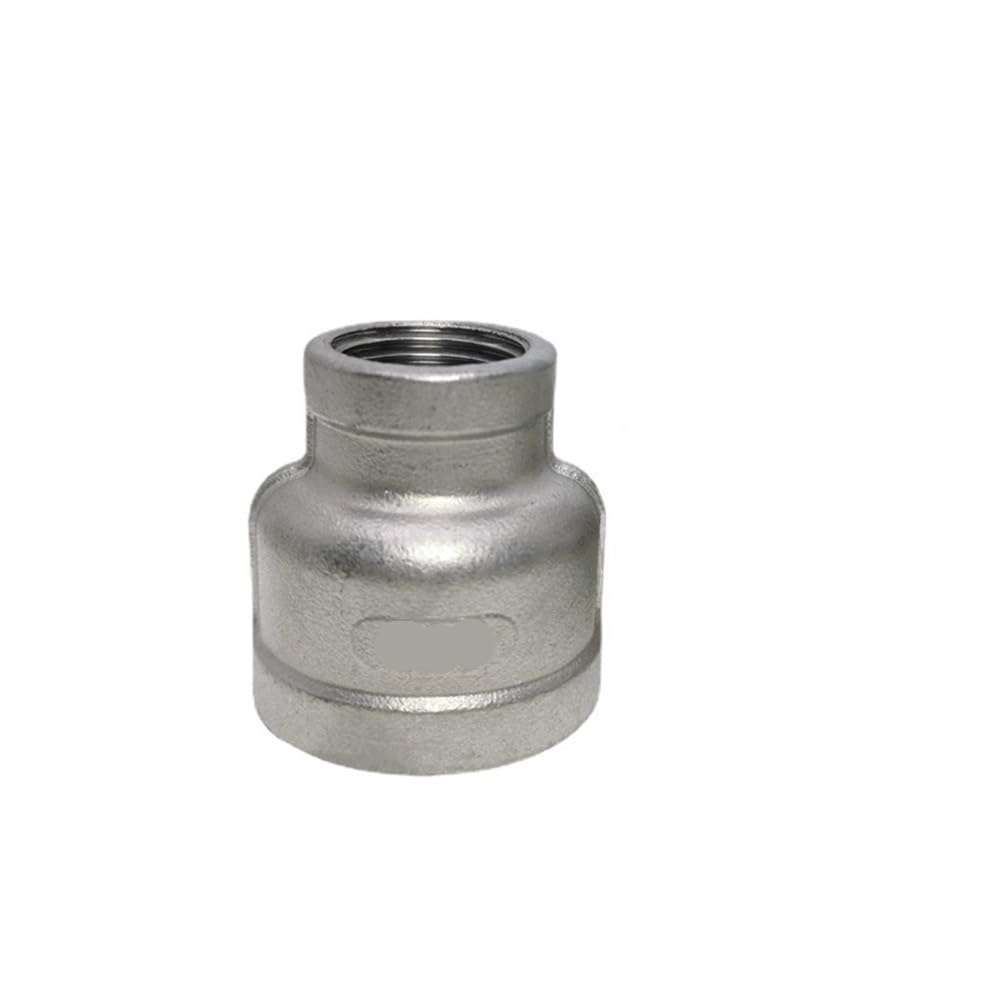 1PC NPT Femmina Riduttore Giunto 4" 304 Acciaio Inox Raccordo Tubo Connettore for Acqua Gas Olio(4 x 2 Inch)