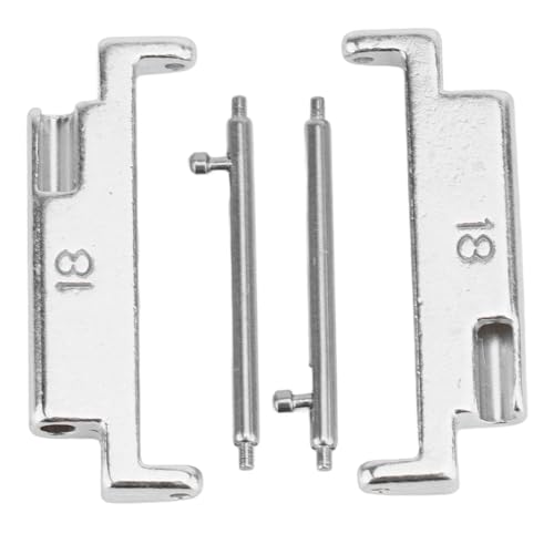 Masyrt Premium Stainless Steel Watch Band Connection Adapter - Pair Metal Connection Adapters for 18-22mm Watch Bands, Replacement Strap Connectors (1 Pair)