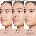 Laura Mercier Pure Canvas Primer Illuminating, Improves and Extends Wear of Makeup, Radiant Finish, Boosts Skin's Brightness, Evens Dark Spots and Discoloration, Travel Size - Image 3