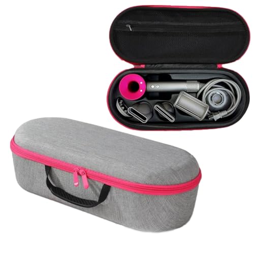 Bolsa de almacenamiento de mano para secadores de pelo Dyson, resistente al agua, a prueba de golpes, secador de pelo y accesorios, organizador portátil de herramientas de peluquería de viaje