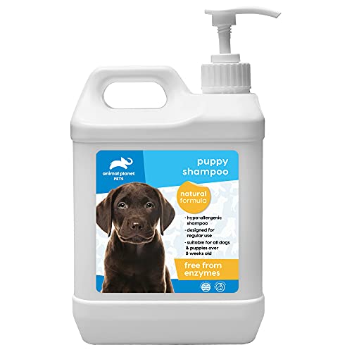 Assured Products Animal Planet - Puppy Shampoo - 2.5 Litres Bottle - Hypoallergenic Dog Shampoo For Puppies With Sensitive Skin - Puppy Essential From 8 Weeks - For Groomers Or Owners