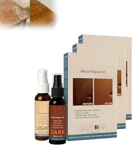Effacer les rayures de parquet grâce au kit de réparation bois et stratifié