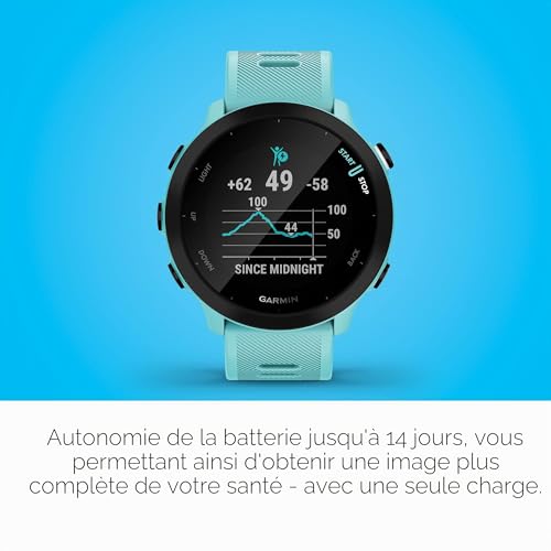 Garmin Forerunner 55 Montre de Course GPS Aqua connectée - 3