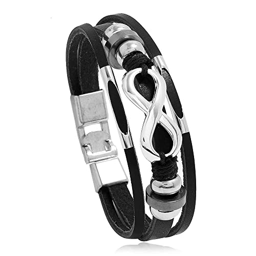 Bracelet en cuir pour hommes un cadeau vintage unique en cuir de vachette