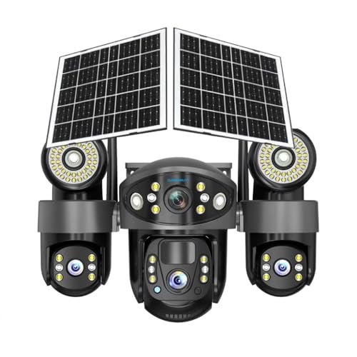 Image of XUGA Cybernautt X18H 18MP 4G Solar Security Camera | Triple Lens, 355 PTZ, 12000mAh Battery, H.265+, Two-Way Audio