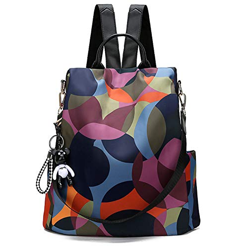 Preisvergleich Produktbild Wilslat Rucksack für Damen, Diebstahlschutz, wasserdicht, Oxford, multifunktional, leicht, wandelbar, kleiner Rucksack
