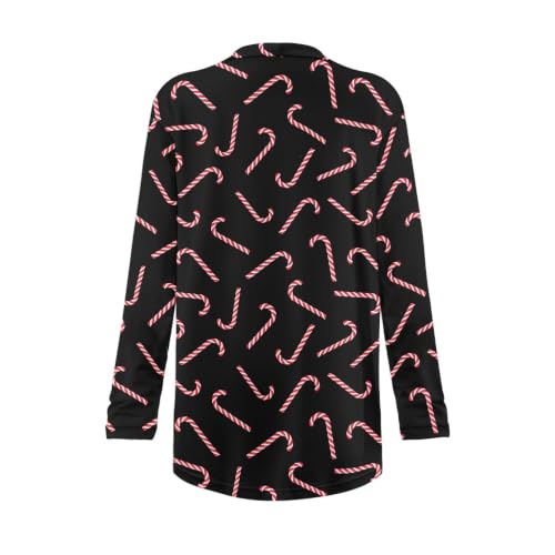 Image of Fall Maple Leaf Cardigan Sweaters for Women Long Sleeve Cardigan Soft Drape Open Front Dusters V-Neck Jackets Dressy