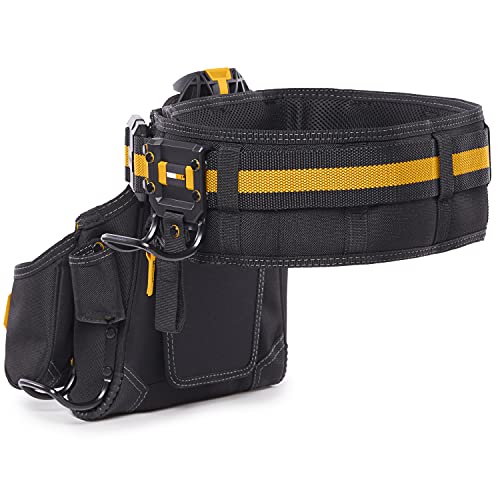 Toughbuilt - 3-Piece Handyman Tool Belt Set - Heavy Duty, Durable - 2 Cliptech Pouches And Padded Toolbelt - (Tb-Ct-102-3P) #TOP3