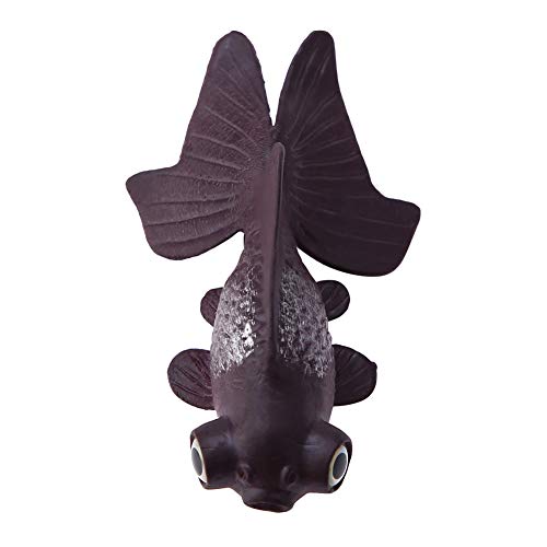 水族館の装飾水中愛好家のための面白い合成小型水槽の装飾品 (No.6 茶色の金魚)