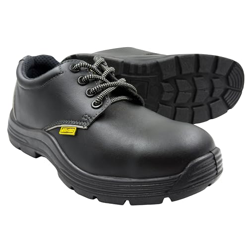 Image of Jama JM003 Safety Shoe for Heavy Duty Work | Professional Look, Micro Fiber Washable Upper Ideal for Hospital, Warehouse, Pharmaceutical Industry & Labs, Steel Toe | Size 05 UK /INDIA