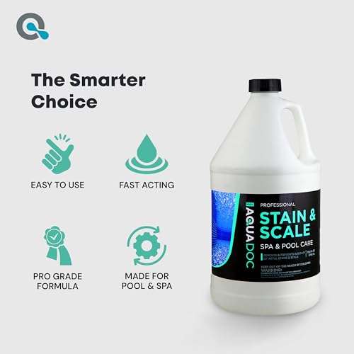 Image of AquaDoc Pool & Spa Stain and Scale Remover for Hot Tubs - 128oz