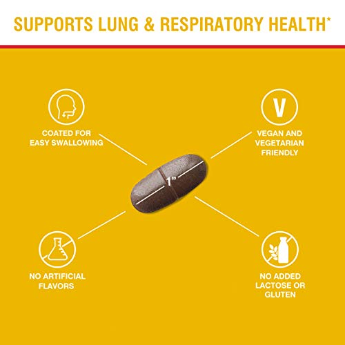 Swisse Ultiboost Lung Health Support Supplement | Bronchial Wellness, Immune & Lung Health, Respiratory Support, Antioxidant Rich | 90 Tablets (02-355-50902) - Thumbnail 5