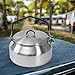 Lljsszr Outdoor Kettle for Campers, Silver