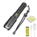 Produktbild LUXNOVAQ 6000 Lumen LED XHP50 Taschenlampe, USB wiederaufladbare taktische XHP50 Taschenlampe Handtaschenlampen mit 5 Modi Wasserdichte Zoombare Taschenlampe zum Wandern Camping im Freien