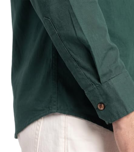 Image of Amazon Brand - INKAST Men Solid Cotton Shirt | Casual Wear | Basic Essential Plain Everyday & Office Wear | Full Sleeve | Regular Fit