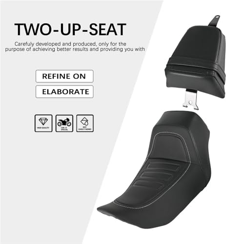 Sillín para conductor pasajero Nightster RH 975 asiento doble motocicleta de dos plazas 5