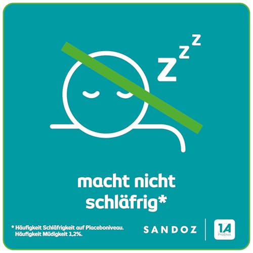 Deslora – 1 A Pharma 5 mg Filmtabletten | 20 Stk | Antiallergikum Desloratadin bei Heuschnupfen, Hausstaubmilben-Allergie und Nesselsucht (Urtikaria) | schnell und stark