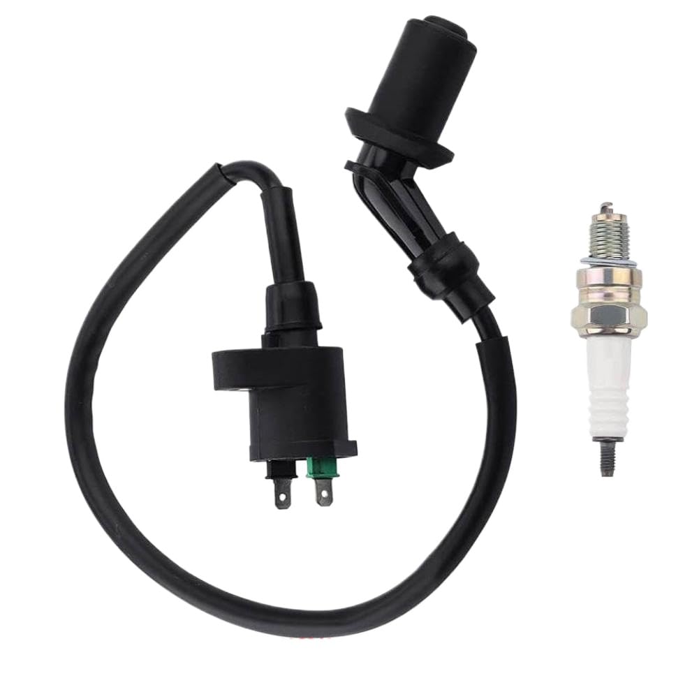 Cable de bujía de bobina de encendido 125 A7TC Compatible con GY6 50CC 150CC 110CC 125CC 80CC 90CC ciclomotor Scooter ATV motocicleta(all)