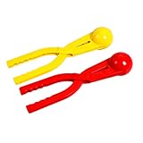 BESPORTBLE Schneeball Maker Sandball Maker Clips Klammern Spielen Schnee Sand Spielzeug für Kinder Jungen Mädchen Sommer Winter Spaß, 2er Pack, zufällige Farbe