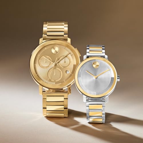 Movado Bold Evolution 2.0 Men's Watch - Swiss Quartz, Stainless Steel Link Bracelet - 3 ATM Water Resistance4