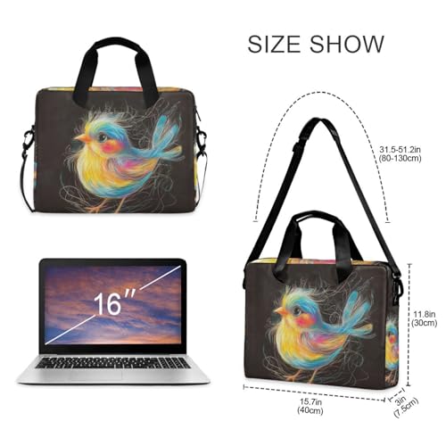 Funda para laptop 15.6 pulgadas con asa y correa miniatura 5