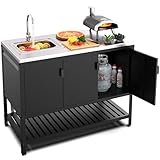 CCDVVD Stainless Steel Outdoor Sink with Cabinet...