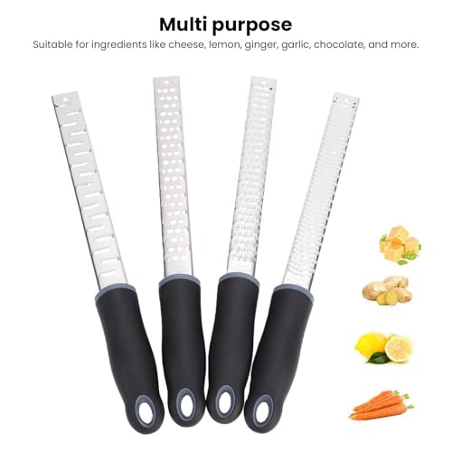 Set rallador AMONIDA acero inoxidable 4 en 1 ergonómico miniatura 5