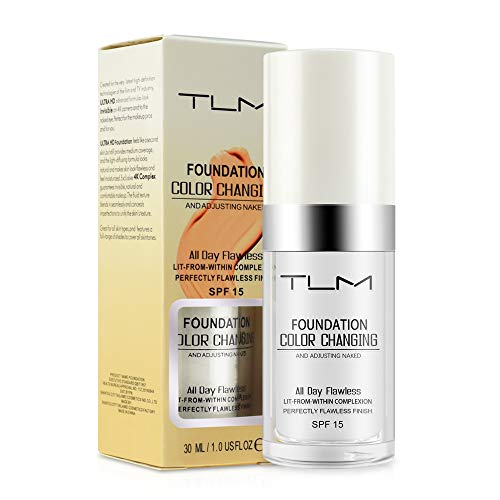 Ownest Flawless Colour Changing Foundation,Nude Face Makeup Base Moisturizing Liquid Cover Concealer