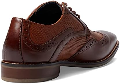 STACY ADAMS Joss Wing Tip Oxford Cognac Multi 11 M | Image 4