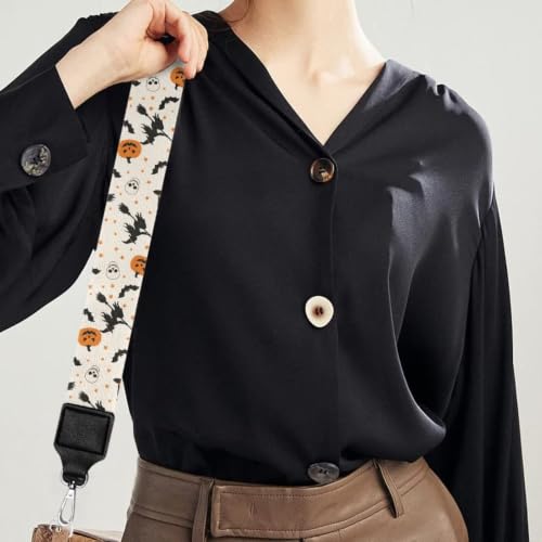 Image of Adjustable Purse Strap Replacement, Wide Shoulder Canvas Bag Strap, Crossbody Handbag Strap