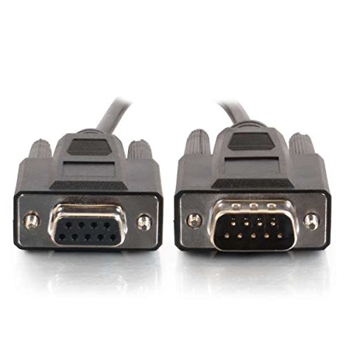 C2G 52030 DB9 M/F Serial RS232 Extension Cable, Black (6 Feet, 1.82 Meters) - image 3