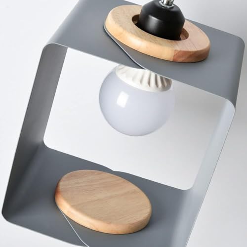 Lampe suspendue industrielle E27 pour un éclairage de table réussi - 6