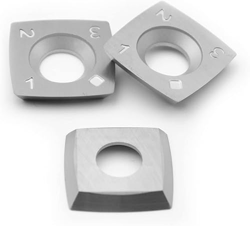 Miniatura 3 de Cortadores cuadrados de 0.591 in con insertos de carburo de radio de 2 pulgadas, 15 × 15 × 0.098 in-R50 de repuesto para herramientas de torneado de