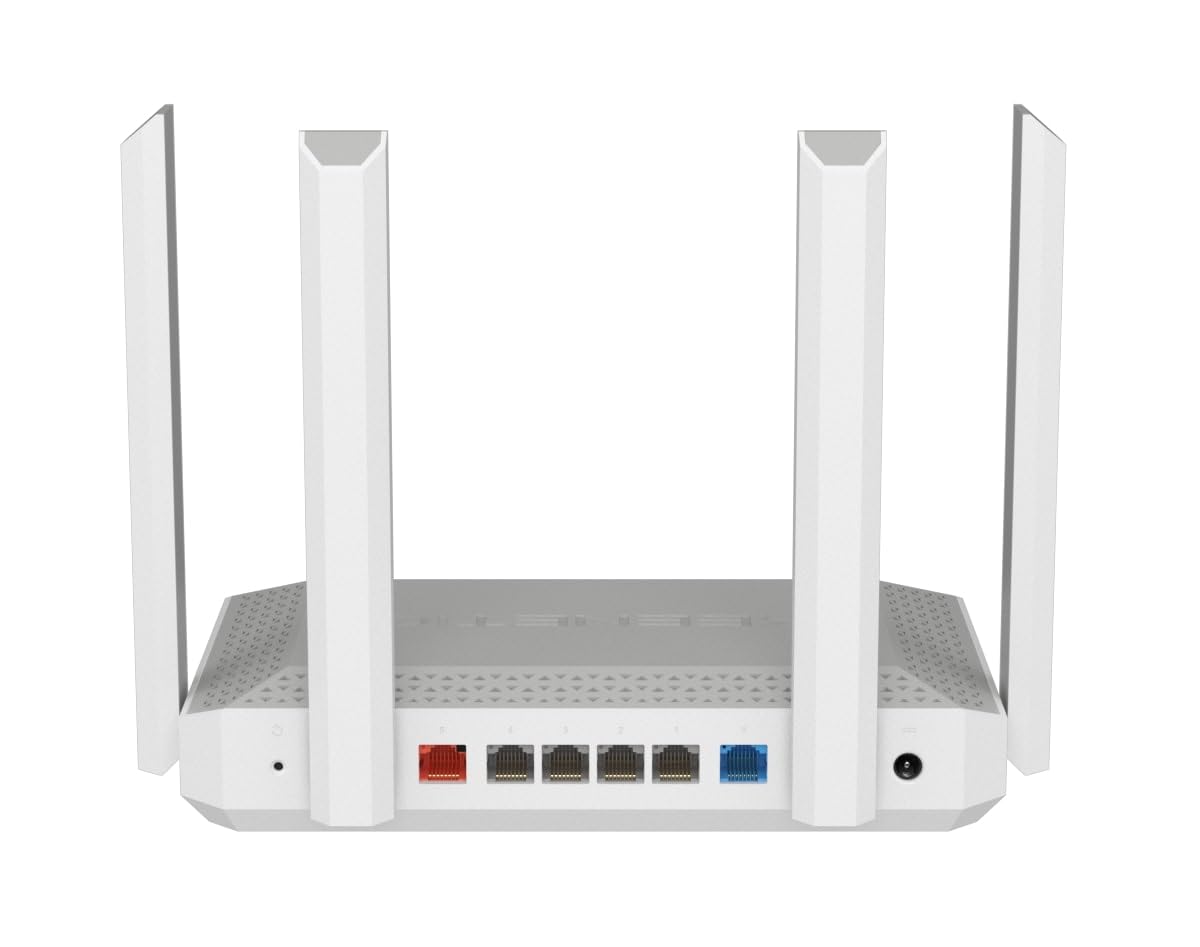 Keenetic Titan (KN-1812) Router multigigabit Wi-Fi 7 Mesh BE7200 con un Smart Switch 1x10G, 1x2,5G y 4x1G, Puertos USB 3.2 y USB 2.0 multifunción