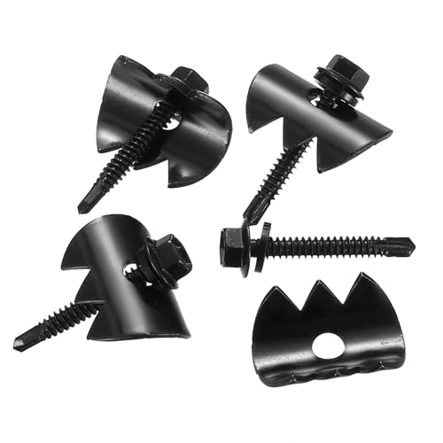 33 Pcs Wire Fencing Staples Screws, Fence Staples for Wire Mesh Woven Fences, Reusable Wire Netting Staples Fasteners with Serrated Claws for Mesh and Woven Fencing, Replaces Usual Fence Staples - Image 3