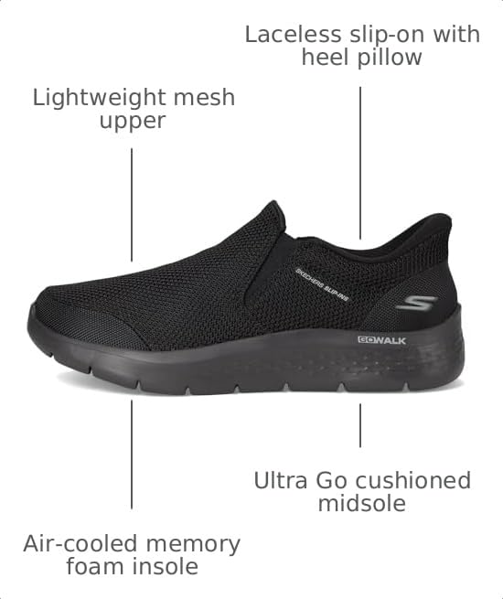 Image of Skechers Men's Skechers Men's Hands Free Slip-ins Go Walk Flex - Ojai Sneaker