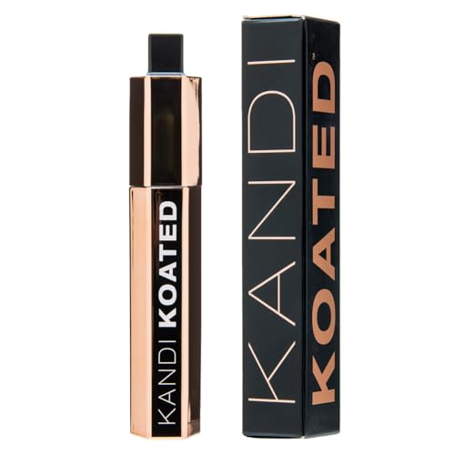 Kandi Koated Drama Fiber-Building Mascara [Side Eye Sable] Vegan Mascara with Adjustable Curling Brush, Lash-Extending Fibers by Kandi Burruss | Paraben-Free, Cruelty-Free | Beauty & Makeup, Black