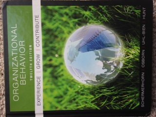Hardcover Organizational Behavior Book