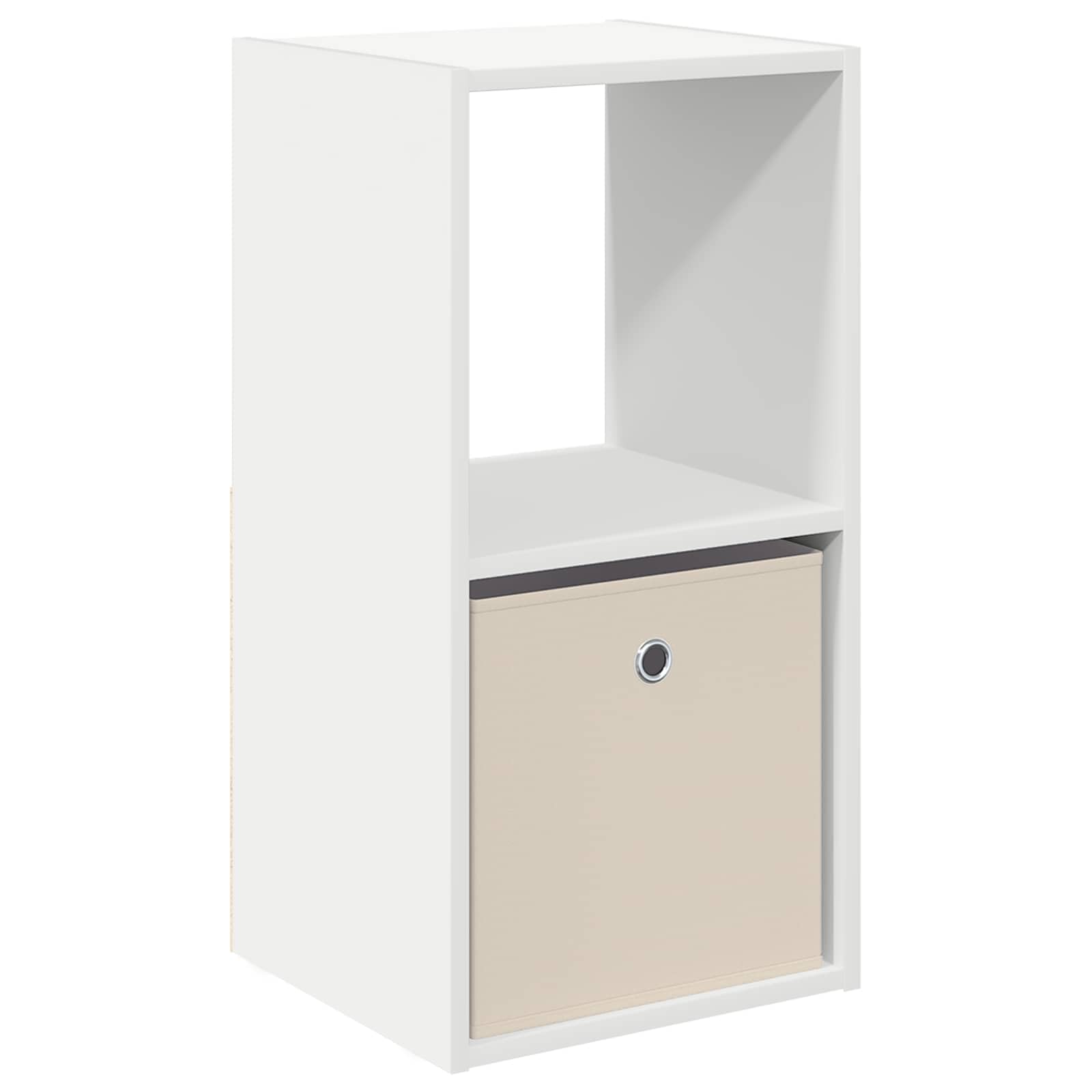 Table de chevet avec tiroirs en bois blanc pour optimiser votre rangement