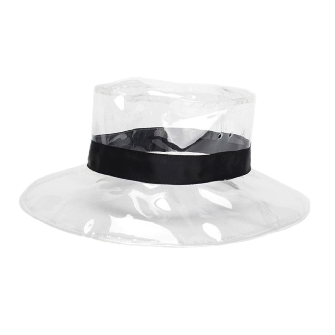 PRETYZOOM 2 Stk Fischerhut Angelhut Im Freien Fischermütze Eimerhut Sommer Bucket Cap Sommerhut Kopfbedeckung Outdoorbekleidung Kostüm Anti-spuck-hut Anti-tröpfchen-hut Kappe Augenhut Black
