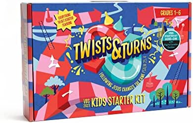 Lifeway VBS 2023 Twists & Turns Kids Starter Kit: Grades 1-6 with Digital Leader Guides